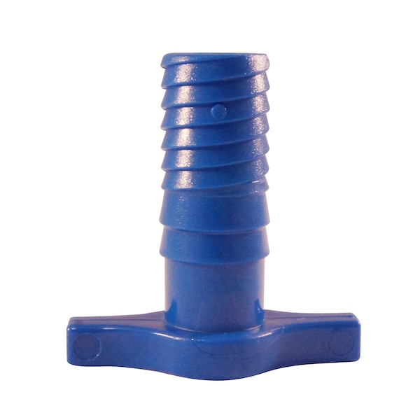1/2 In. Blue Twister Polypropylene Insert Plug